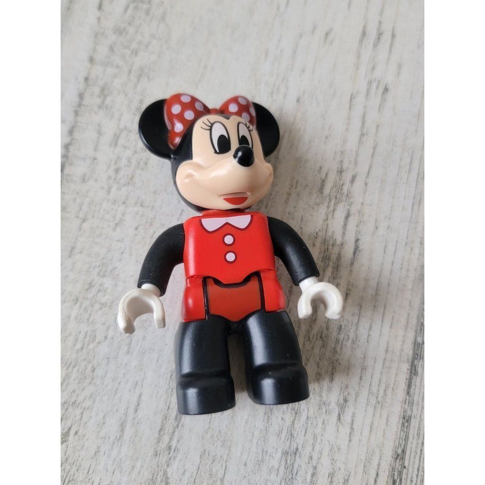 Red polka dot bow Minnie‎ mouse Disney Pixar toy figure